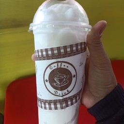 มะพร้าวปั่น นมสด