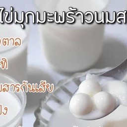 Lamoon pudding (พุดดิ้งมะพร้าวนมสด+ลูกตาลนมสด) สาขาดีไลท์รังสิต-ดอนเมือง