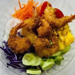 สลัดกุ้งกรอบ