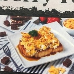 ขนมปังครีมฟูคอนเฟล็กคาราเมล