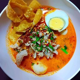 ก๋วยเตี๋ยวต้มยำน้ำข้นหมู