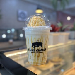 นมสดคาราเมลปั่นเจลลาโต้