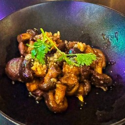 เห็ดหอมผัดน้ำมันหอย