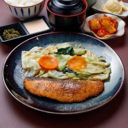 ชุดสเต็กแซลมอน