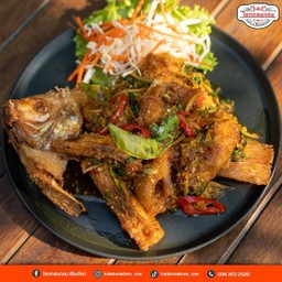 ปลาทับทิมผัดฉ่า