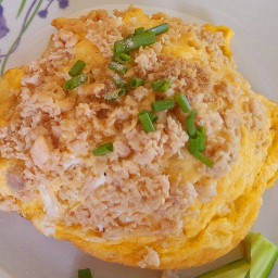 ไข่เจียว ไก่สับ (กับข้าว)