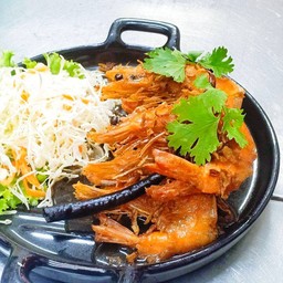 กุ้งทอดซอสมะขาม