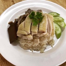 ข้าวมันไก่ + เครื่องใน