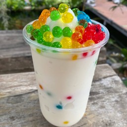 นมเปรี้ยว เยลลี่บอล สมูทตี้