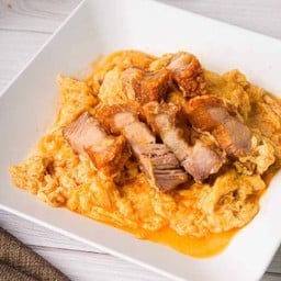 ::หมูกรอบไข่ข้น