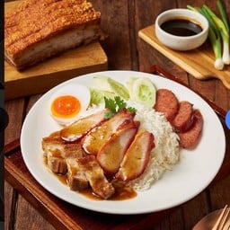 ข้าวหมูกรอบ