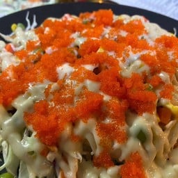 สลัดผัก+ไข่กุ้ง