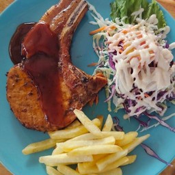 สเต็กพอร์คชอพ สไปซี่