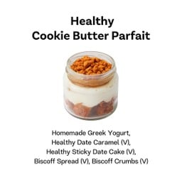 Healthy Cookie Butter Parfait