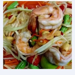 ตำไทกุ้งสุก