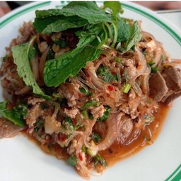 ลาบหมูสุก