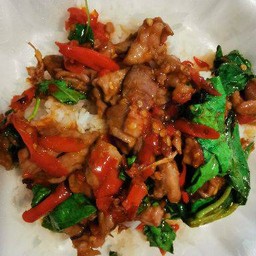 ผัดกะเพรา หมู