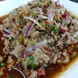 ลาบเนื้อสับใส่วุ้นเส้น