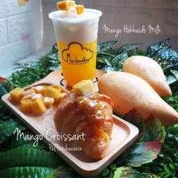 น้ำมะม่วงผสมนมฮอกไกโด