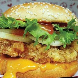 เบอเกอร์ไก่ทอดกรอบ