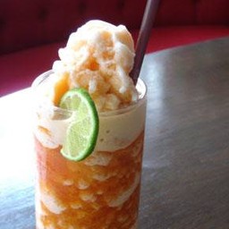 ชาดำมะนาว-ปั่น