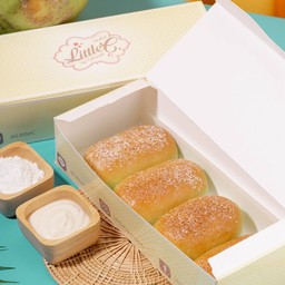 ขนมปังแบบใส่กล่อง รสมะพร้าวอ่อน