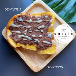 ขนมปังปิ้ง-นมข้นหวาน+ผงไมโล (1แผ่น)