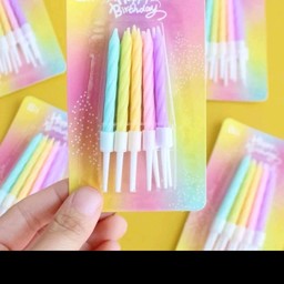 เทียนสีสดใส