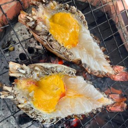 กุ้งตัวใหญ่ หรืออยากได้ใหญ่แค่ไหนให้โทรแจ้งล่วงหน้า จิ้มกับน้ำจิ้มซึฟู้ด แซ่บ:)