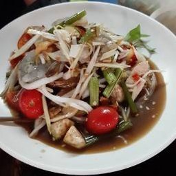 ตำมั่วกุ้งดิบ