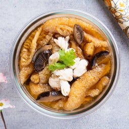 กระเพาะปลา น้ำแดง ชิ้นใหญ่ หอมเข้มข้น