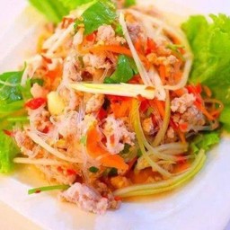 ยำวุ้นเส้นหมูสับ