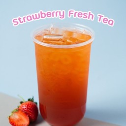 ชาไทยสตรอเบอร์รี่-เย็น