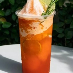 ชาดำน้ำผึ้งมะนาว-ปั่น