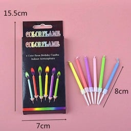 เทียนเกาหลีเปลวไฟเหมือนสีเทียน