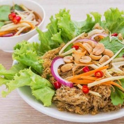 ยำปลาดุกฟู