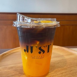 Iced espresso orange juice