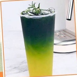 ชาเขียวน้ำส้ม [เย็น]