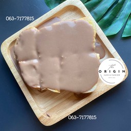 ขนมปังปิ้ง เนย-นมโอวัลติน(1 แผ่น)