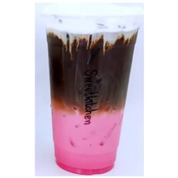 กาแฟนมชมพู [เย็น]