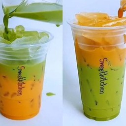 ชาสองใจทูโทน [เย็น]