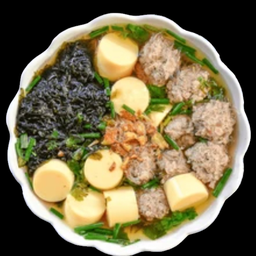 แกงจืดเต้าหู้หมูสับ(สาหร่าย)