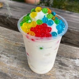 นมสด เยลลี่บอล สมูทตี้