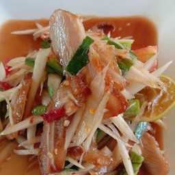 ตำคอหมูย่าง