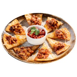 Chicken Nacho with Pico de Gallo