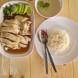 ไก่สับจานเล็ก+ข้าวมัน