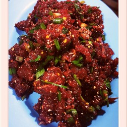 ลาบยโสอาหารอีสาน ข้าวกระเพรา ข้าวผัด