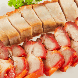 หมูแดง+หมูกรอบ