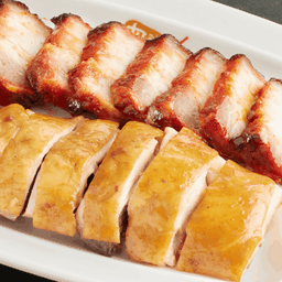 หมูแดงส่วนท้อง+ไก่ซีอิ้ว