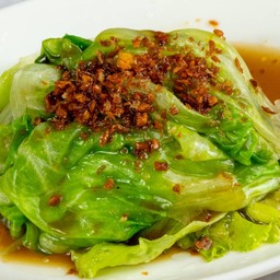 ผักสลัดแก้วกับซอสหอยนางรม